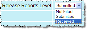 Release Reports Level frag